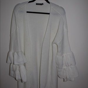 Cream Knit Duster